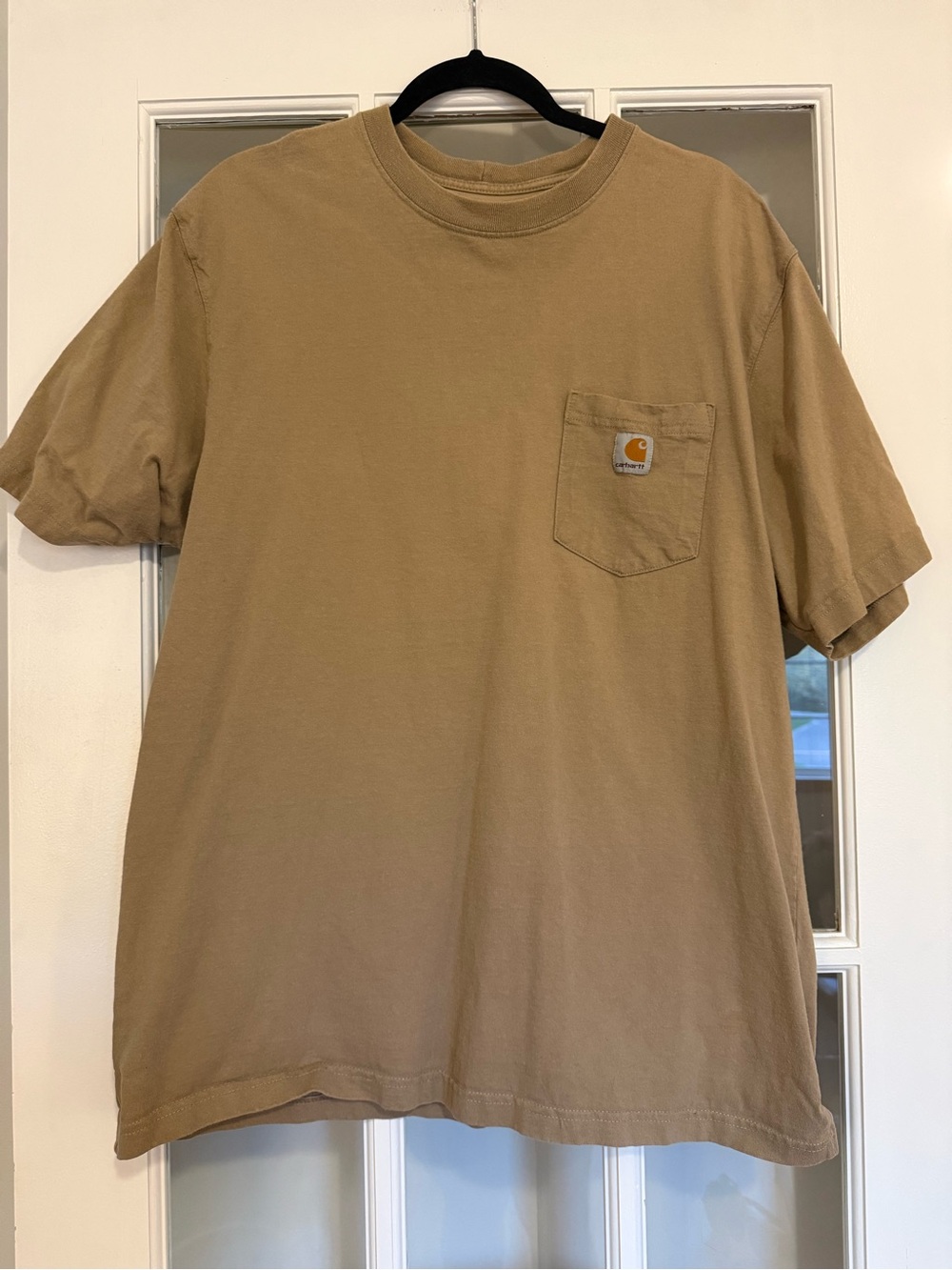 Carhartt Short Sleeve Pocket T-Shirt in Brown/Tan